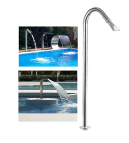 CASCADA ACERO INOX REDONDO